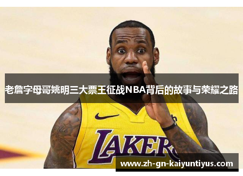 老詹字母哥姚明三大票王征战NBA背后的故事与荣耀之路